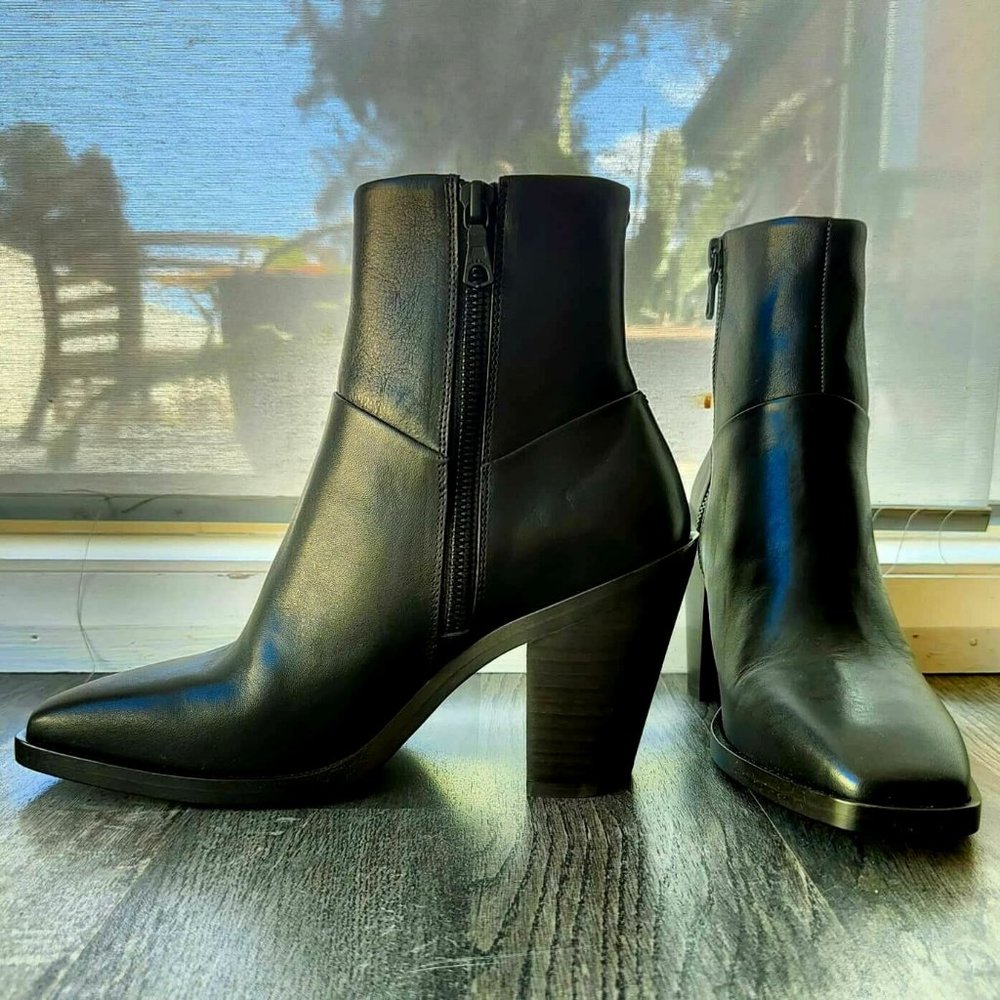 Rag And Bone Axel Boots In Black Colour Size EU 37/US 7 - Picture 1 of 6
